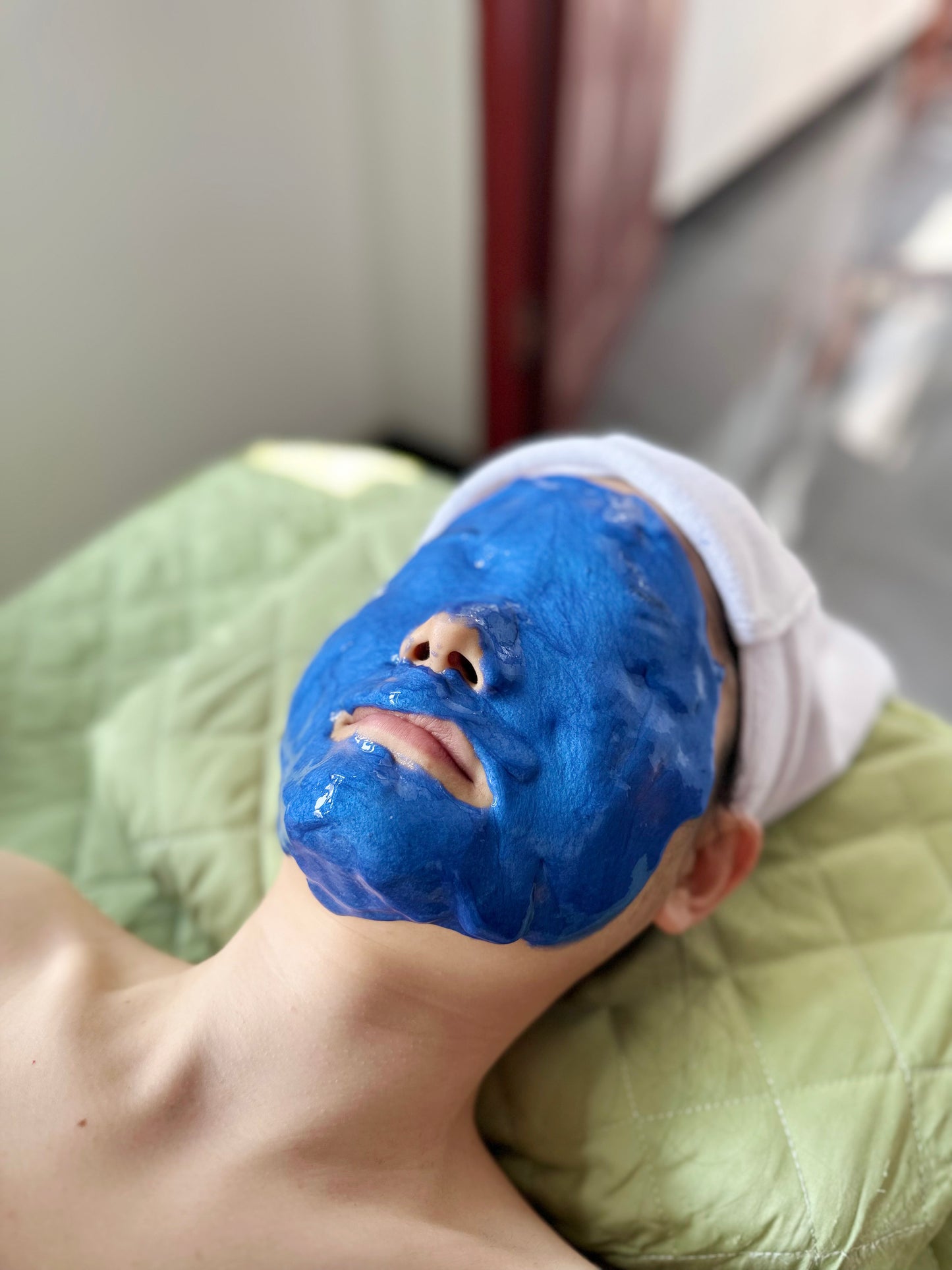 Beauty Spa Blue Gold Facial Mask