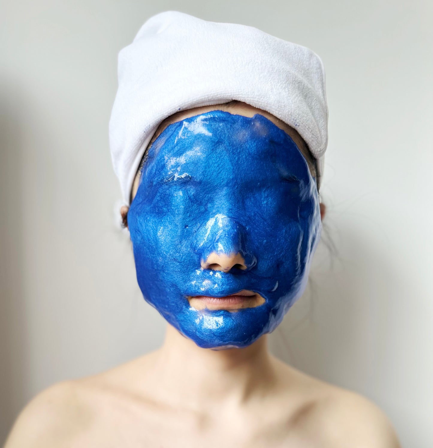 Beauty Spa Blue Gold Facial Mask