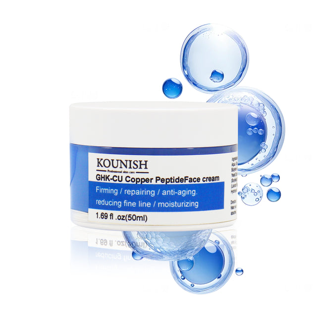 GHK-Cu Copper Peptide Face Cream for Firmer, Hydrated & Younger-Looking Skin