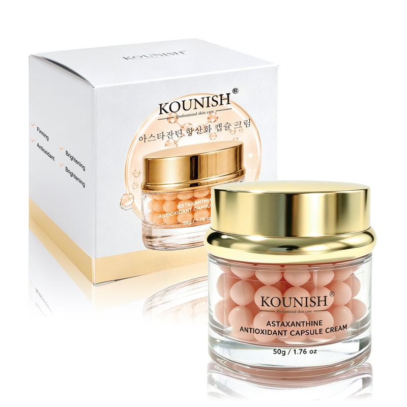Astaxanthin Antioxidant Capsule Cream for Radiant Skin