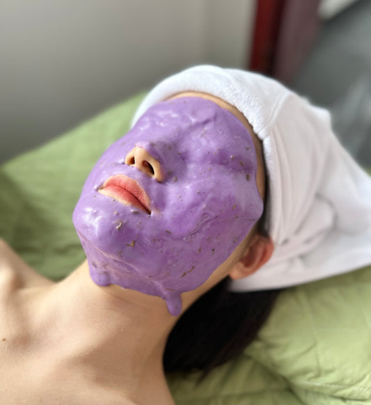 Lavender Smoothing Face Care Rubber Mask