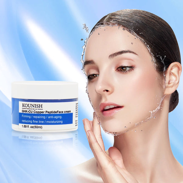 GHK-Cu Copper Peptide Face Cream for Firmer, Hydrated & Younger-Looking Skin