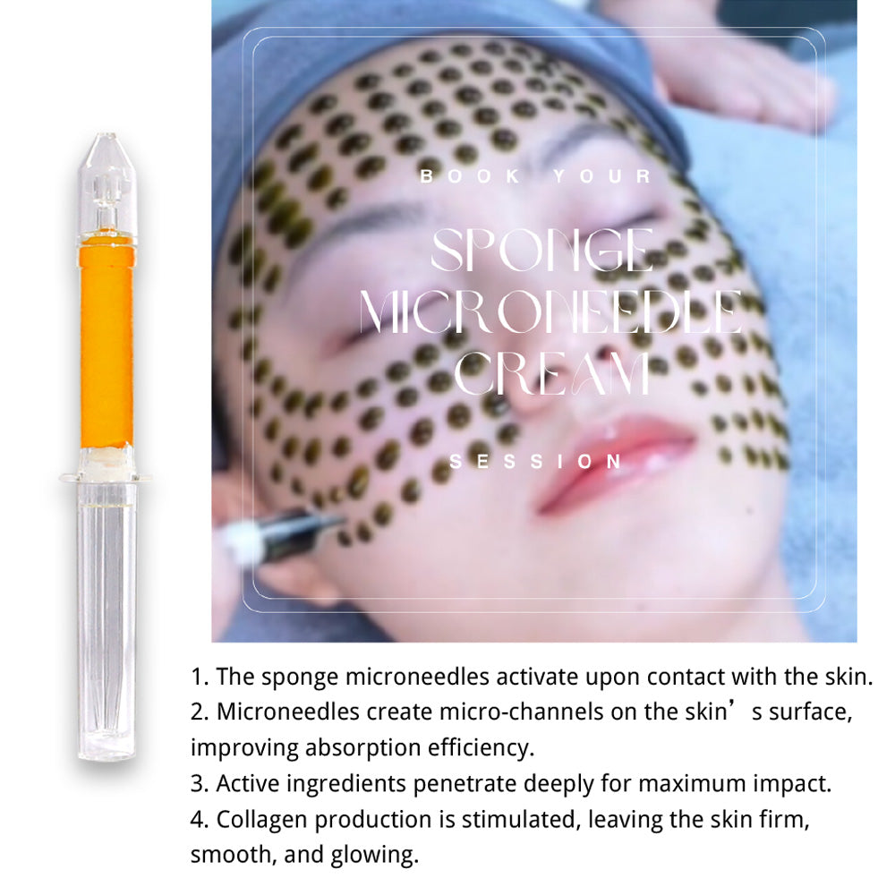 Brighten & Even Skin Tone with Alpha Arbutin Sponge Microneedle Cream – Your Glow-Up Essential