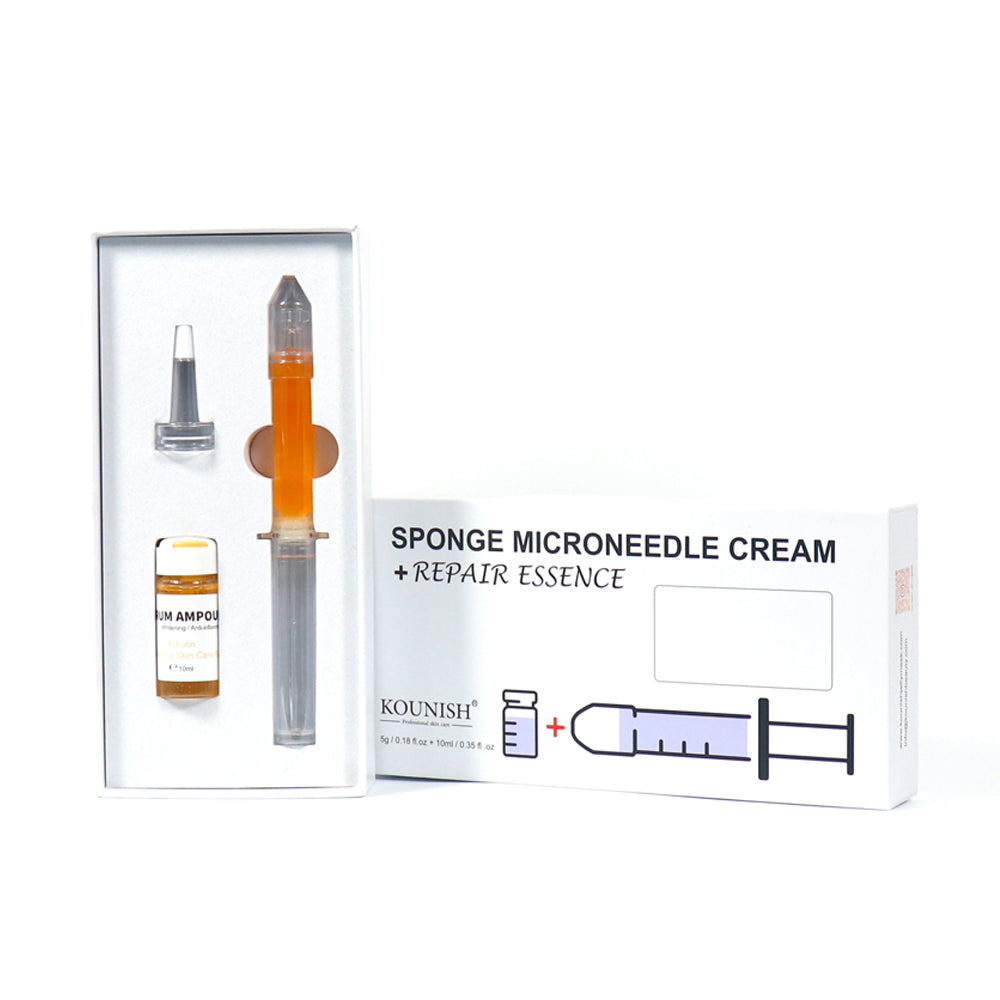 Brighten & Even Skin Tone with Alpha Arbutin Sponge Microneedle Cream – Your Glow-Up Essential