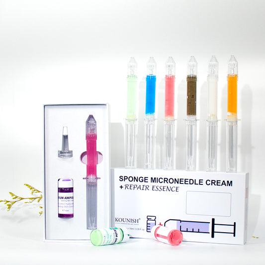 Sponge Peeling Microneedle Cream Set