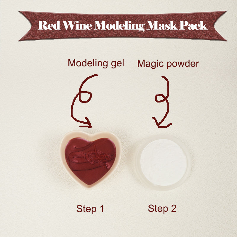 Red Wine Hydro Gel Mask 50ml +5g Powder