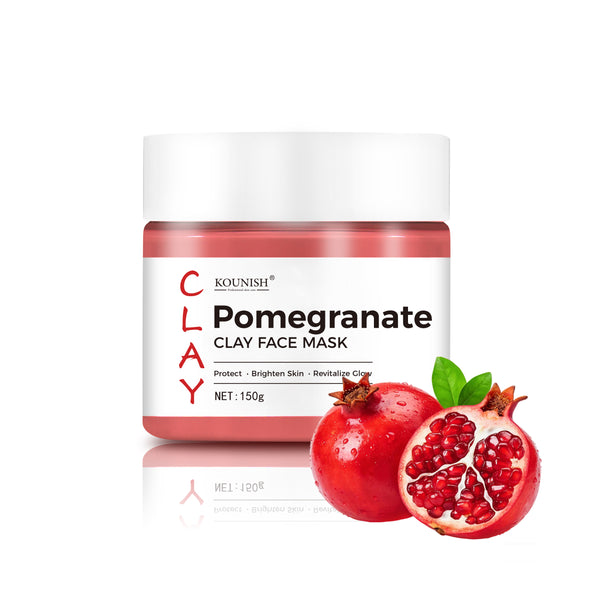 Pomegranate Clay Face Mask for Deep Cleansing & Radiant Skin