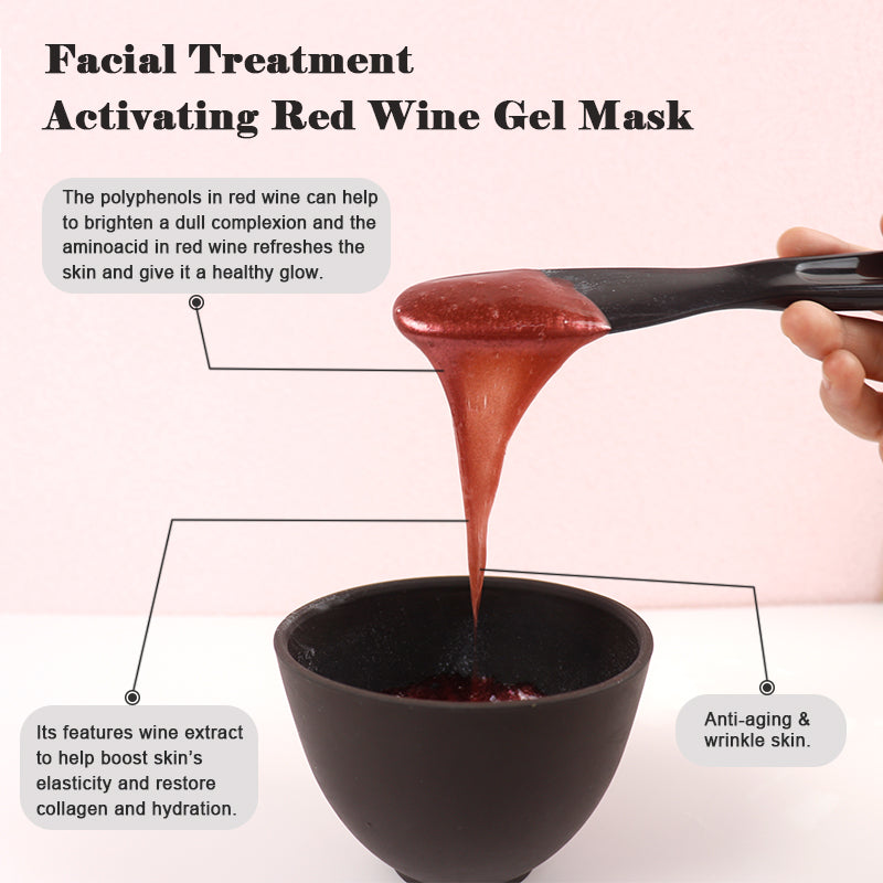 Red Wine Hydro Gel Mask 50ml +5g Powder