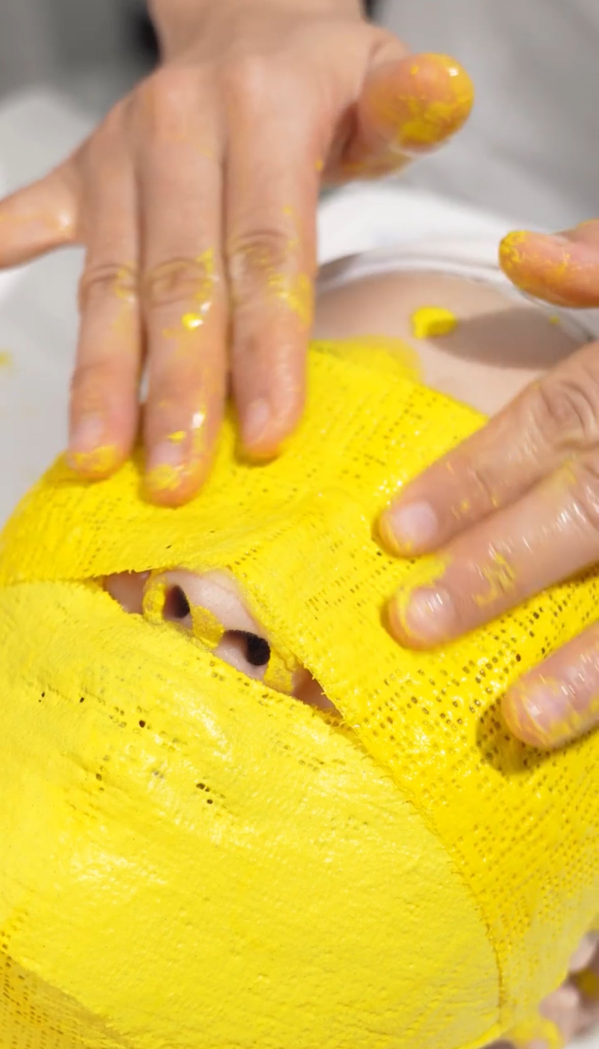 Professional Yellow Mummy Mask | Instant Lifting & Firming Facial Treatment for Beauty Salons