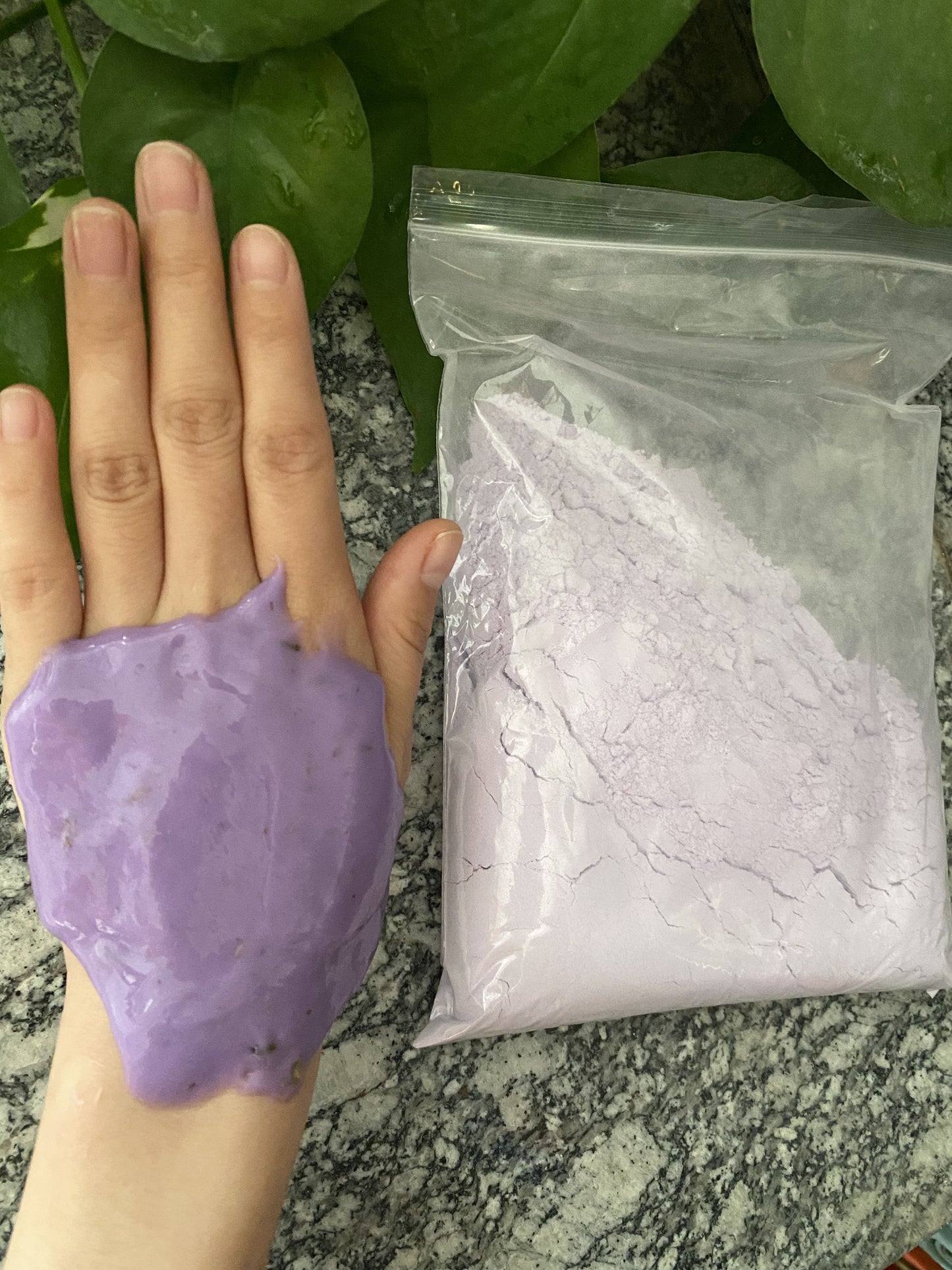 Lavender Smoothing Face Care Rubber Mask