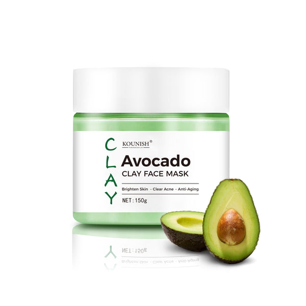 Avocado Clay Face Mask for Deep Cleansing