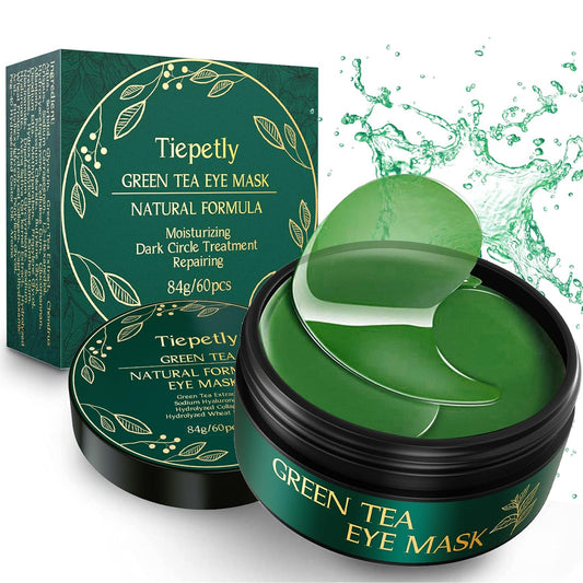 Tea Tree Under Eye Patches for Puffy Eyes, Dark Circles & Hydration