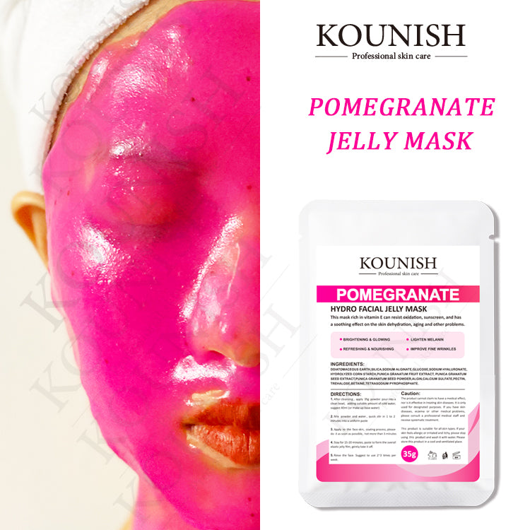 Home Skincare Pomegranate Hydrojelly Mask