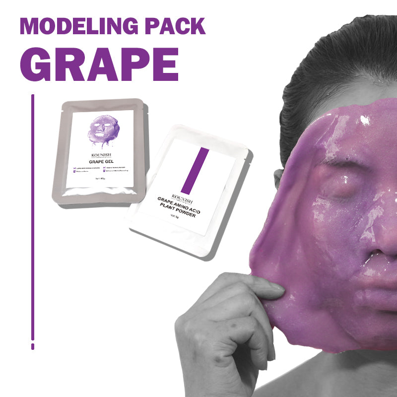 Korea Grape Hydrogel Jelly Facial Mask