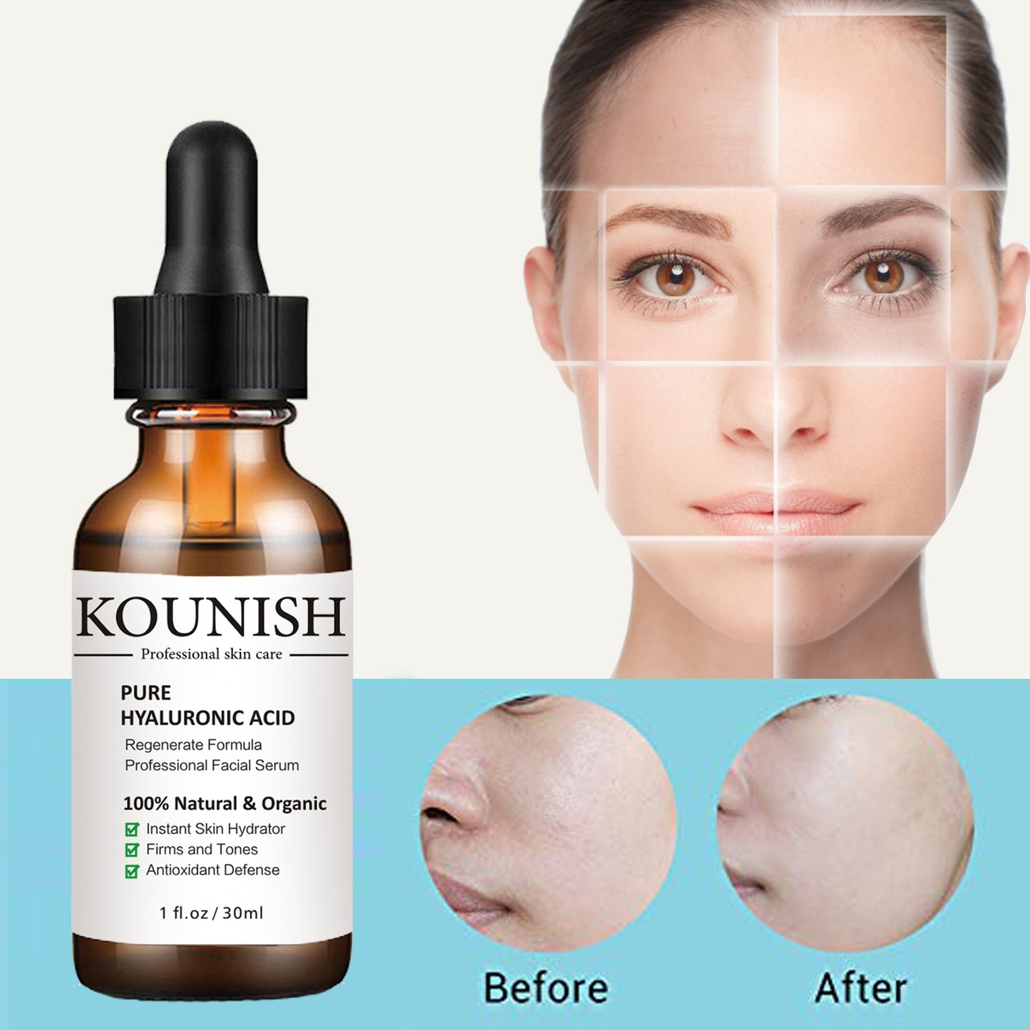 Facial Moisturizer Serum For All Skin