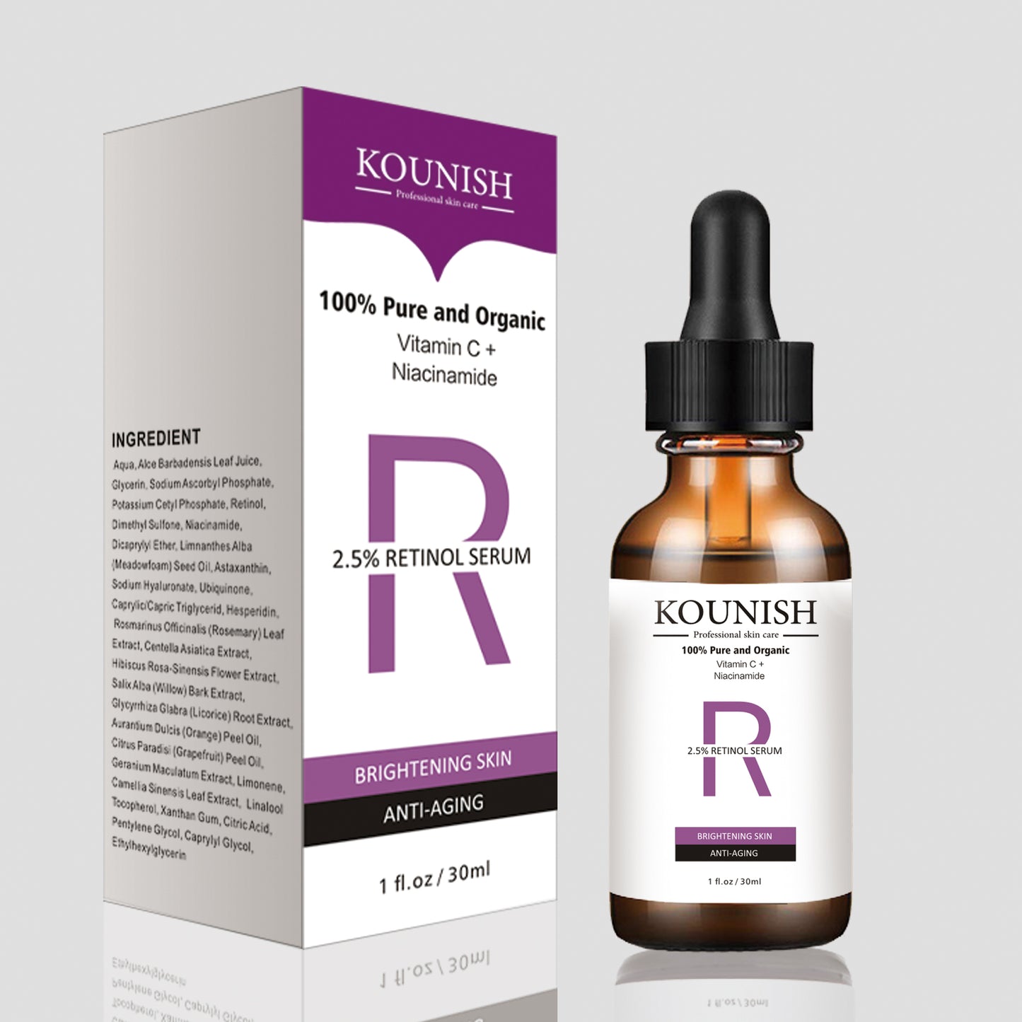 2.5% Retinol- Anti Aging Face Serum