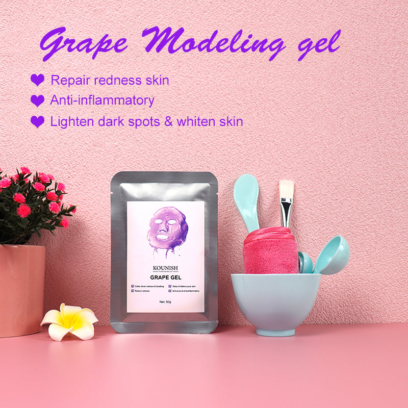 Korea Grape Hydrogel Jelly Facial Mask