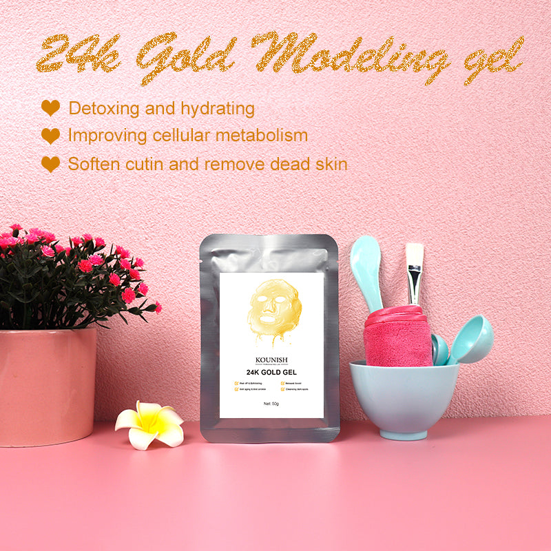 24k Gold Hydrogel  Professional Gel Mask