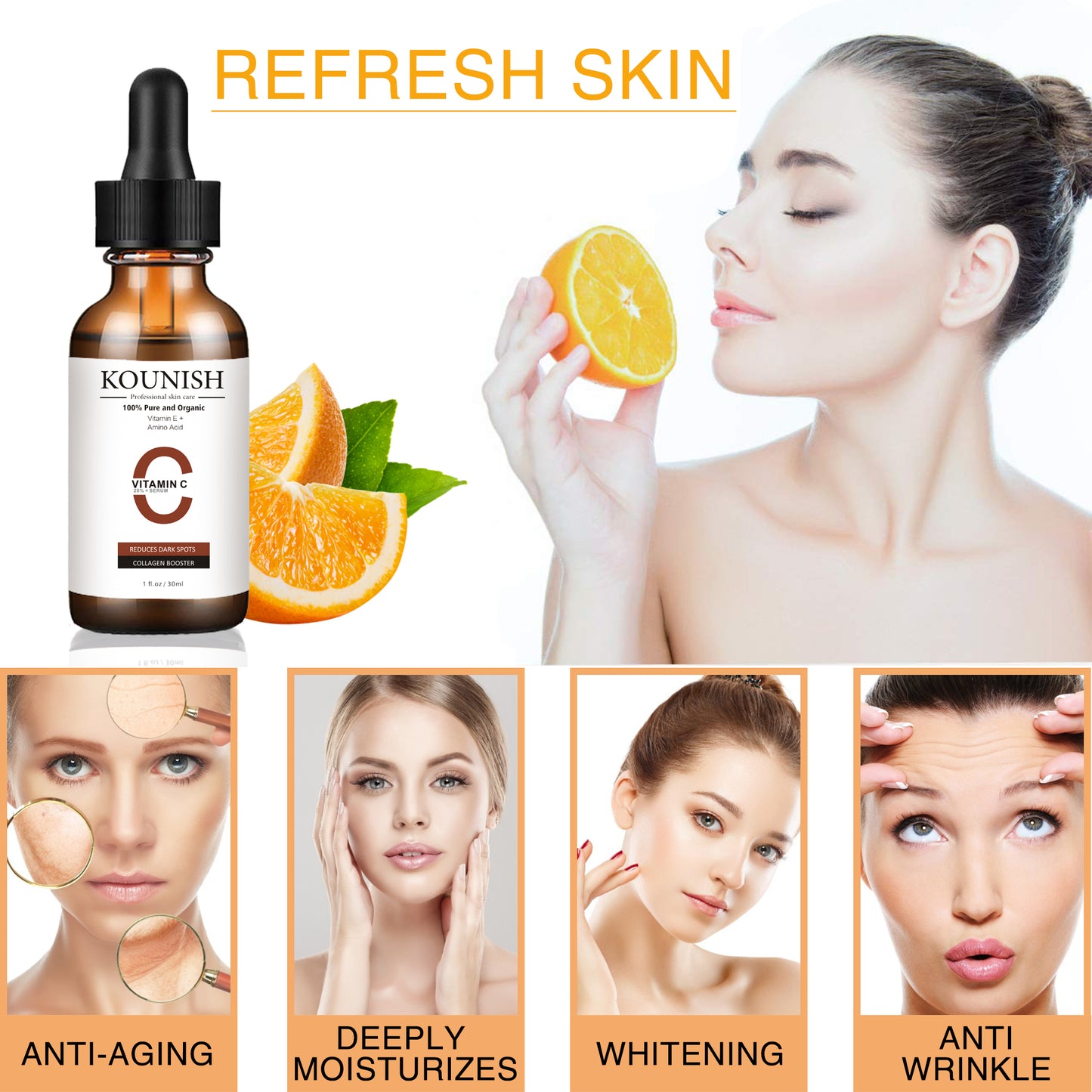 Natural Active Ingredients Vitamin C Serum