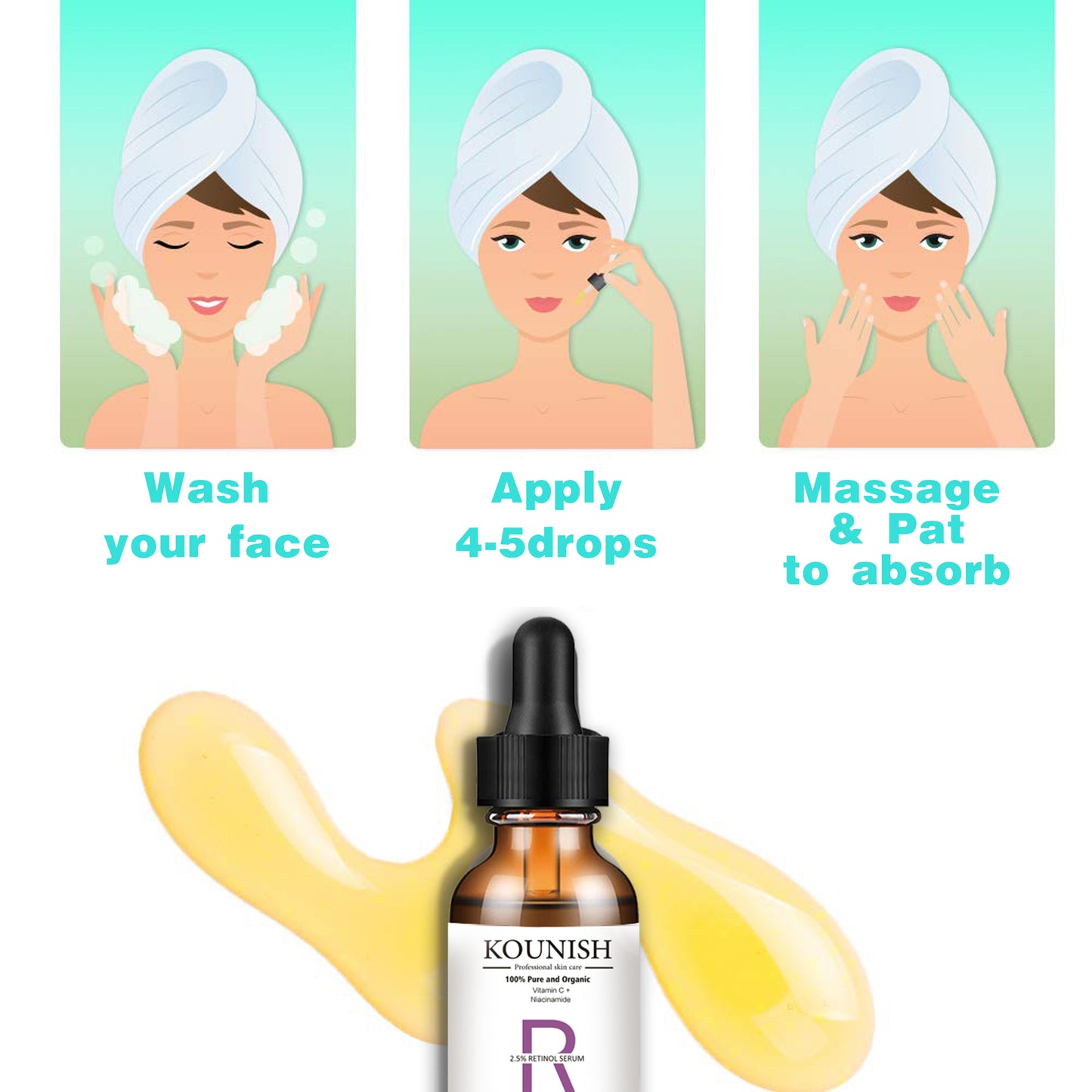 2.5% Retinol- Anti Aging Face Serum