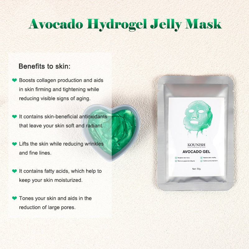Spa Salon Avocado Hydro Gel Mask